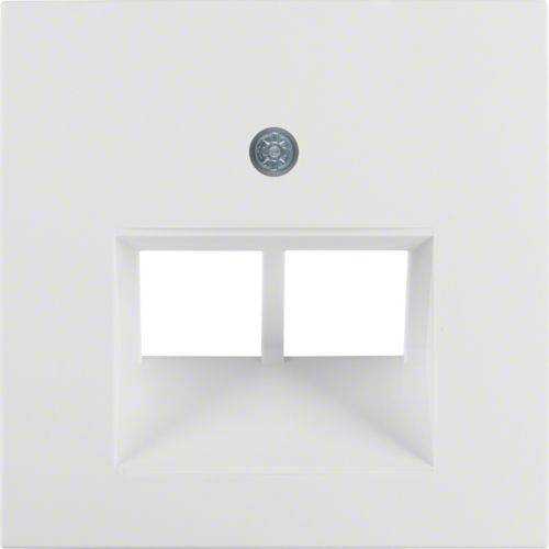 Berker 14091909 Zentralstück für UAE Steckdose 2fach S.1/B.3/B.7 polarweiß, matt Mesch Shop Berker 14091909 Zentralstück für UAE Steckdose 2fach S.1/B.3/B.7 polarweiß, matt Mesch Shop